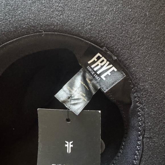 Frye Black and Blue Western Hat with Turquoise Accents - Picture 4 of 7